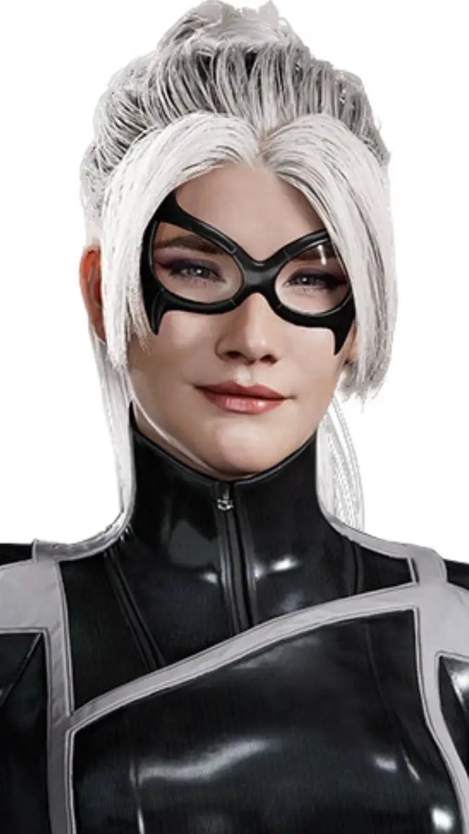 ai character: black cat background