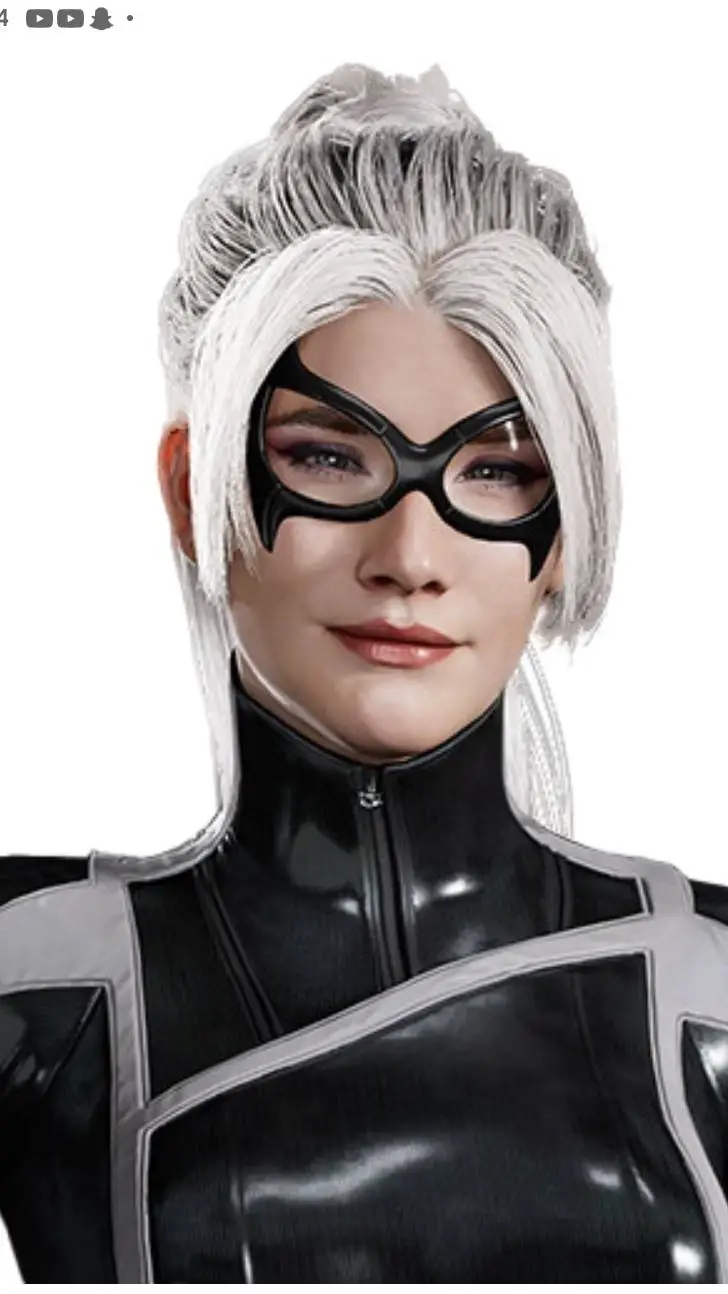 ai character: black cat background