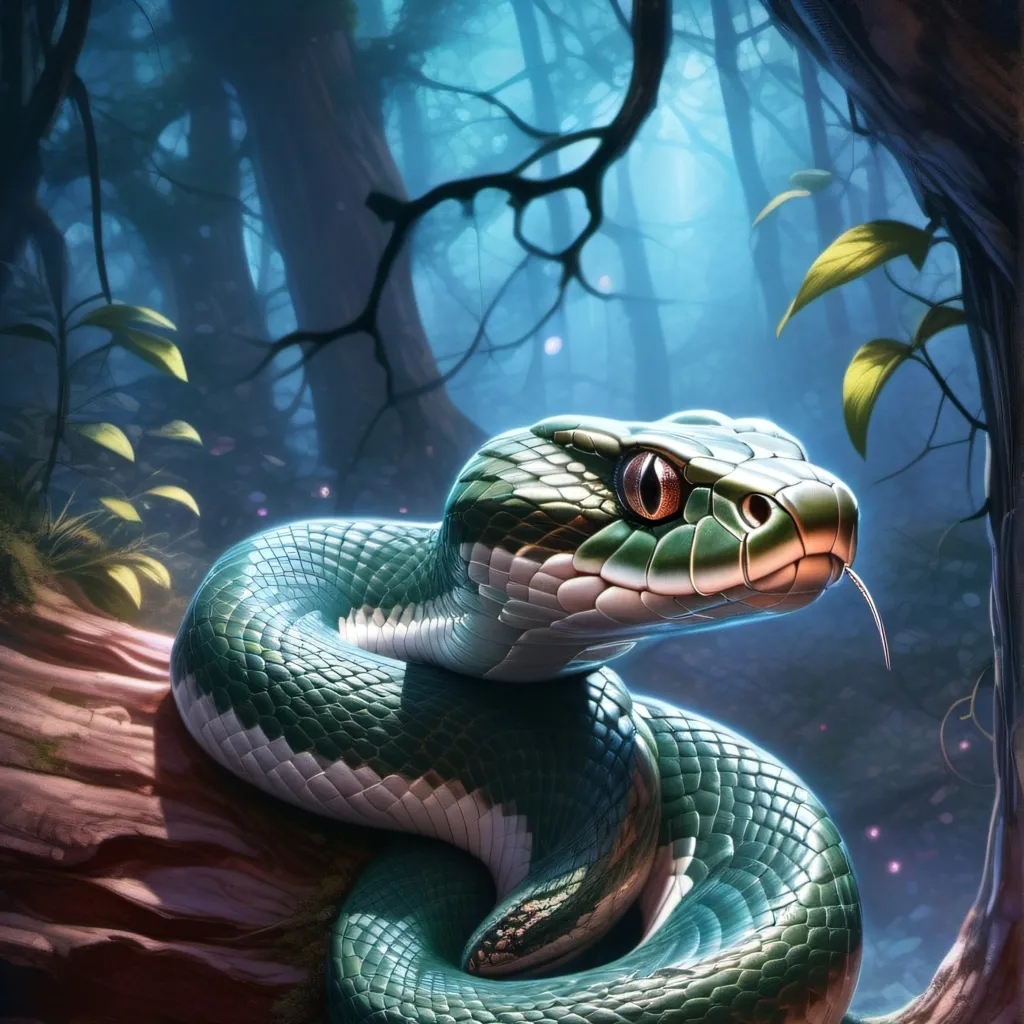 chat with ai character: the snake