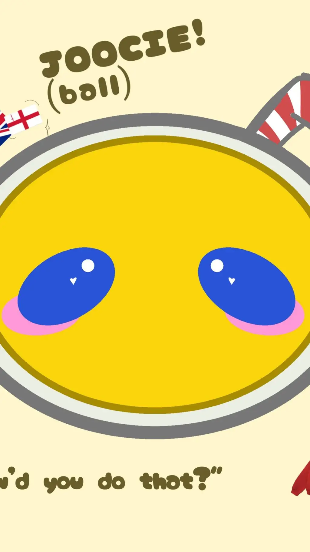 ai character: online freinds vid background