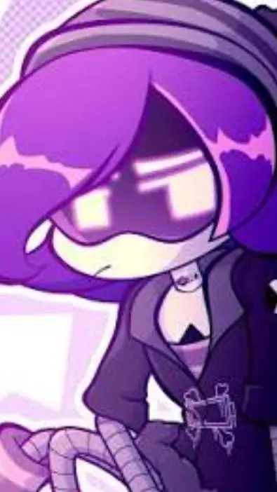 ai character: uzi x N background