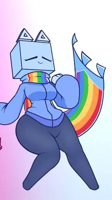 ai character: Cyan (JSAB) background