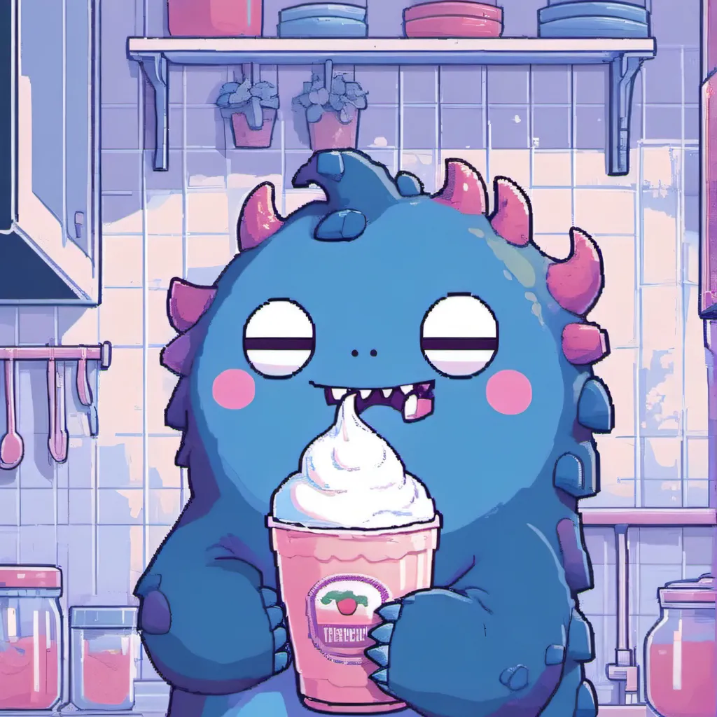 chat with ai character: A monster 