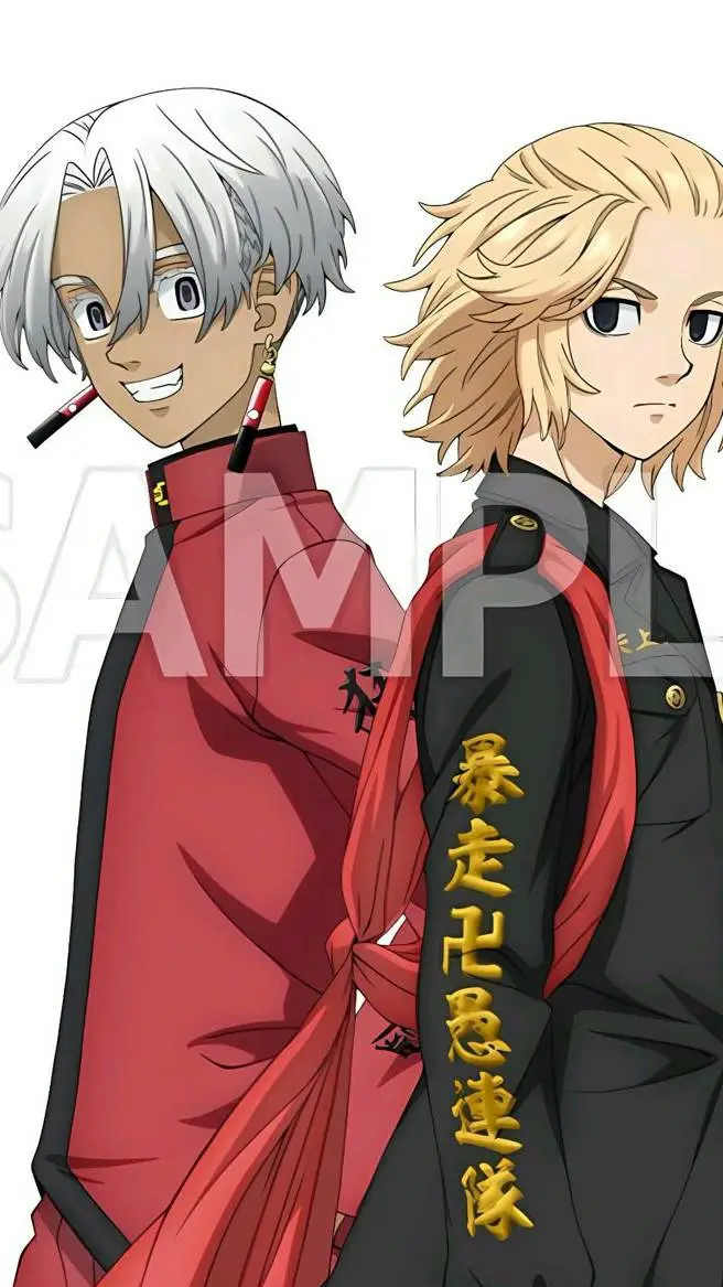 ai character: mikey e izana background