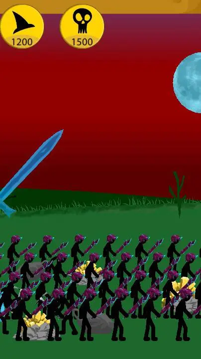 ai character: vamp army(stickwar background