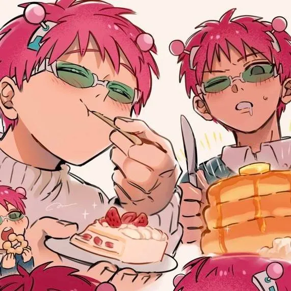 chat with ai character: Saiki k. food