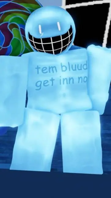 ai character: bluudud background