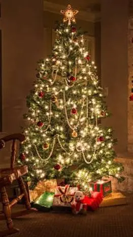 ai character: forsaken xmas background