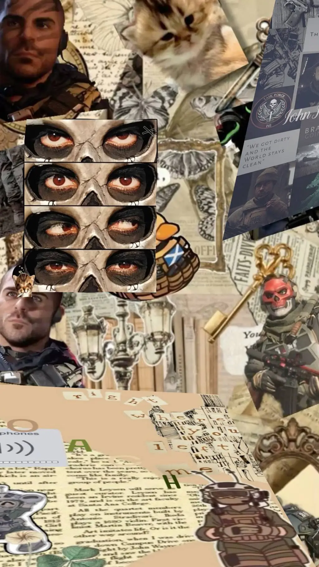 ai character: Cod Christmas!  background