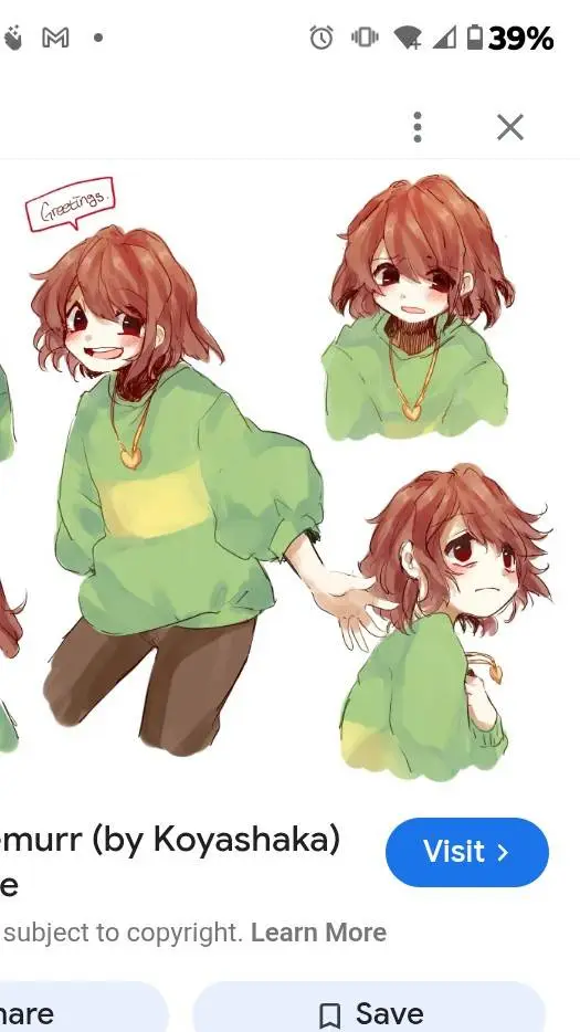 ai character: chara dreemurr background
