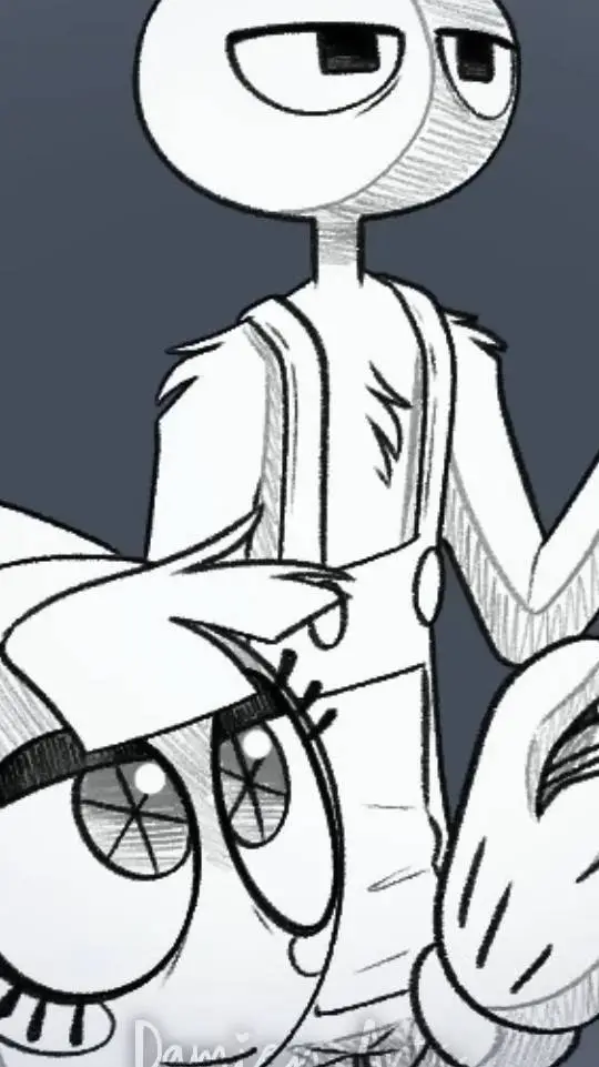 ai character: Pomni x jax background