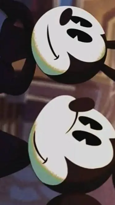 ai character: oswald y mickey xD background