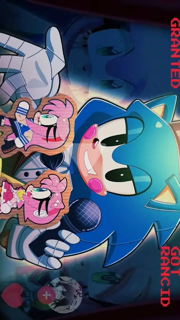 ai character: fnaf x sonic background