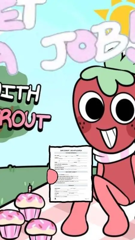 ai character: Fruitcake..? background