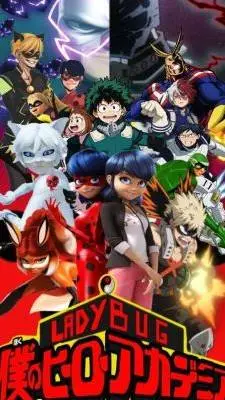 ai character: MHA × MLB  background