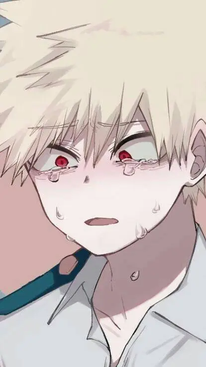 ai character: Bakugo cry background
