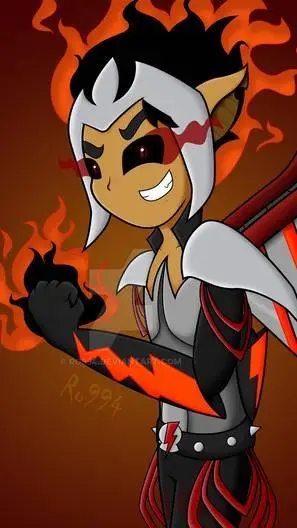 ai character: Fire Pit background