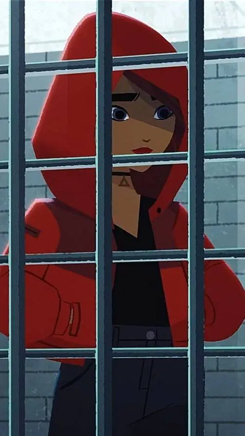 ai character: Carmen Sandiego background