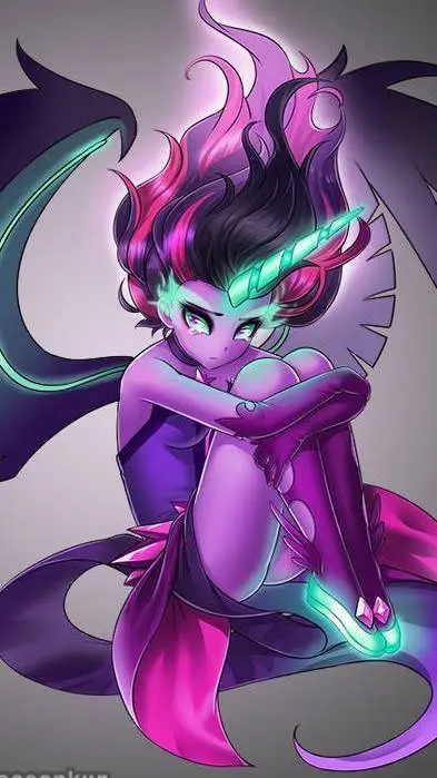 ai character: Midnight Sparkle background