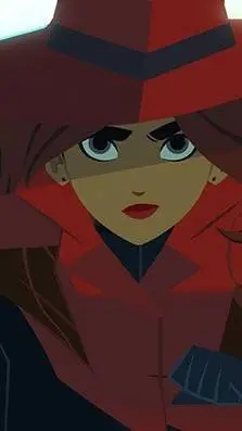 ai character: Carmen Sandiego background