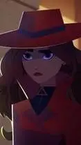 ai character: Carmen Sandiego background