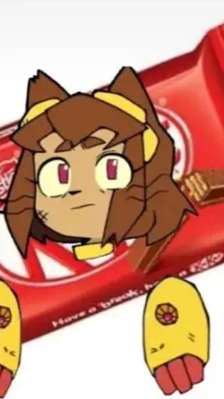 ai character: kit kat background