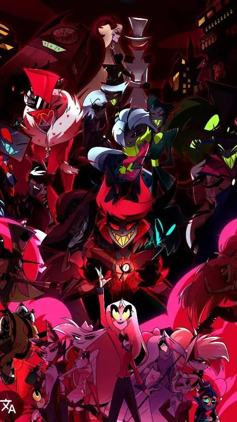 ai character: Hazbin hotel background