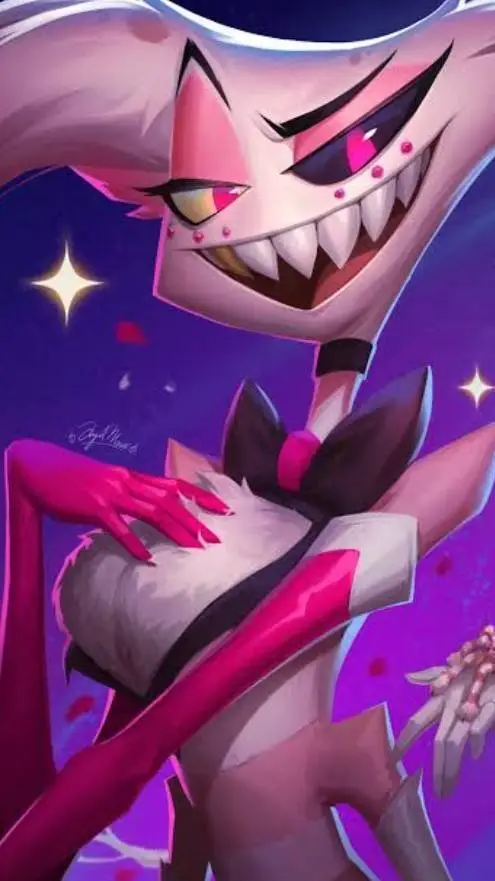 ai character: Angel redimido background