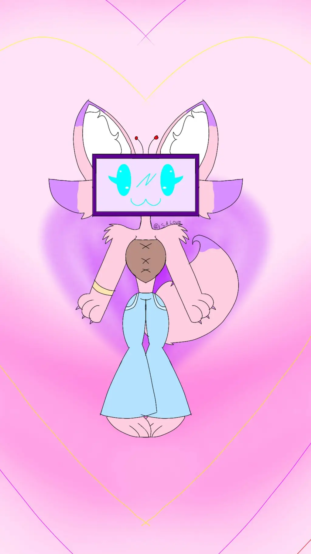 ai character: Love💖💞💓💝💗❣️💕 background