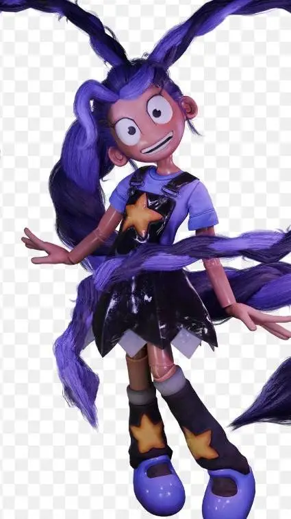 ai character: Lily love braids💜 background