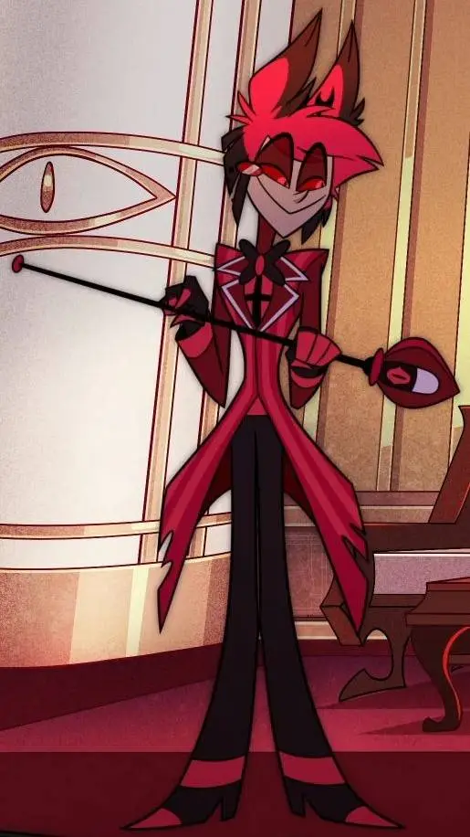 ai character: Alastor x vc💗 background