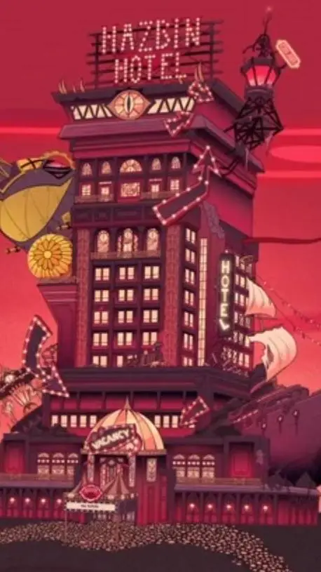 ai character: HAZBIN HOTEL!🔥 background