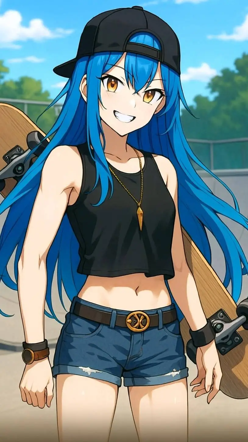 ai character: Roxy Blaze background
