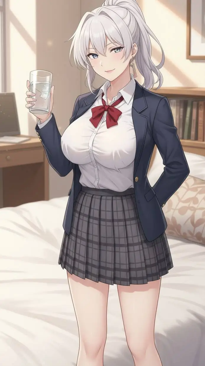 ai character: Claire  background