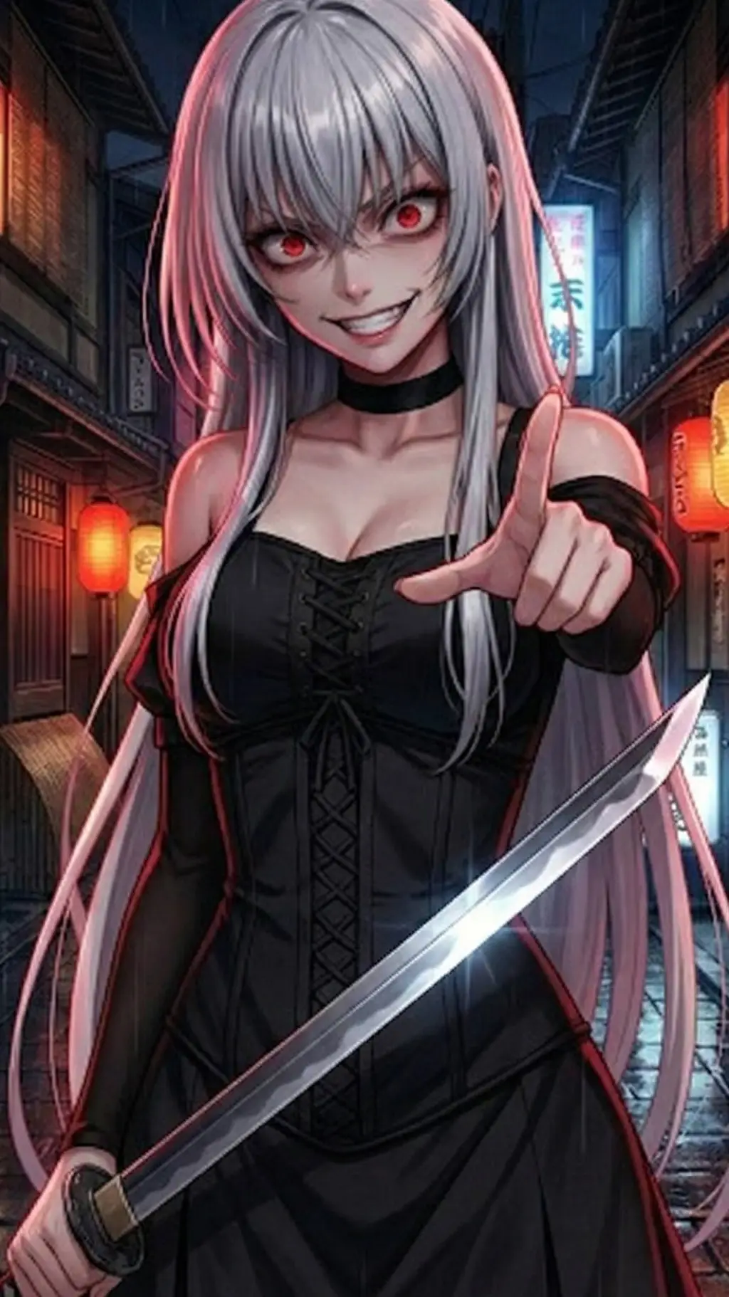 ai character: Makima background