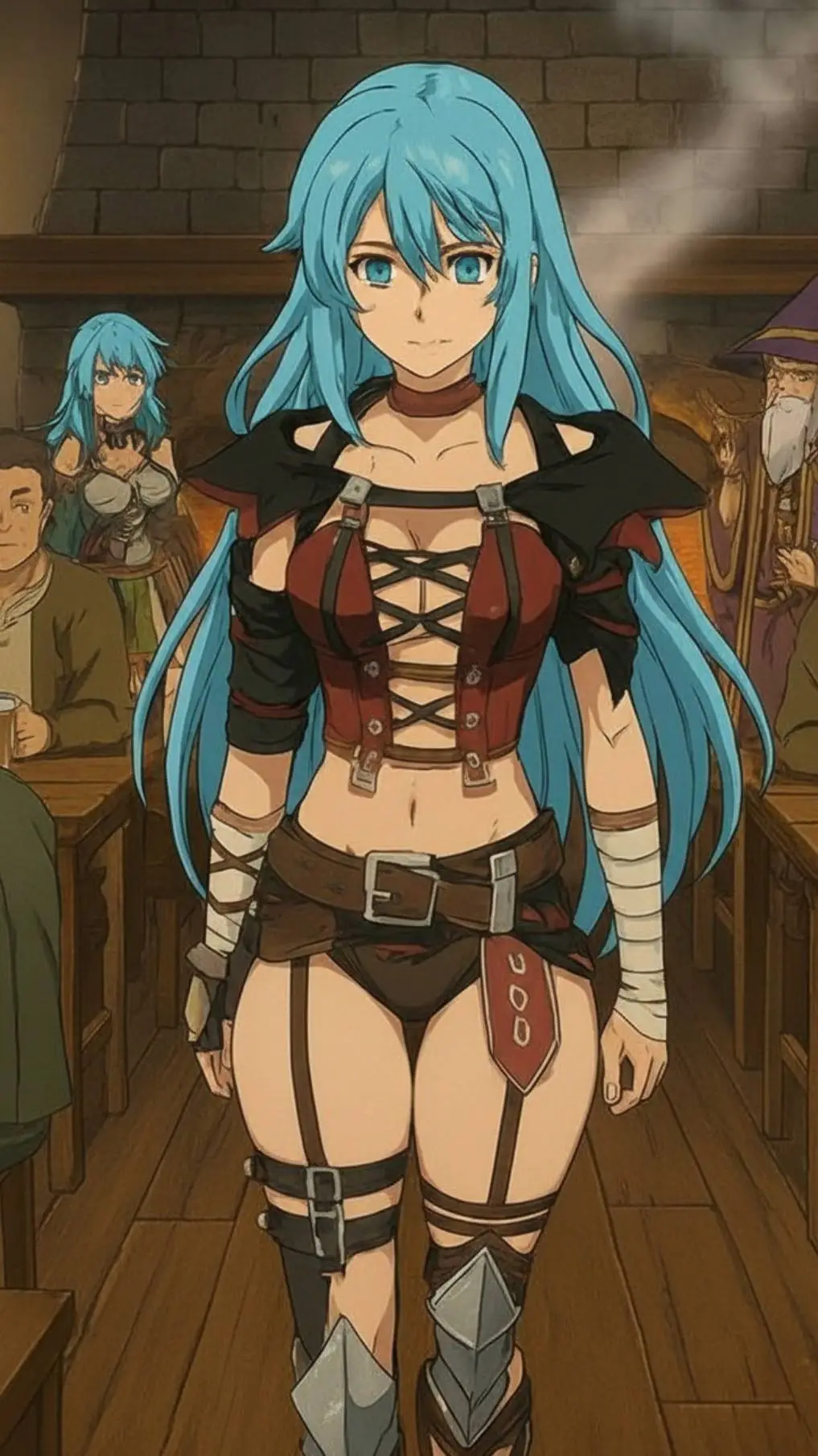 ai character: Cintia  background