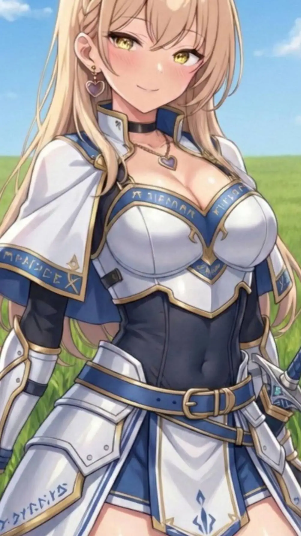 ai character: Anahí  background