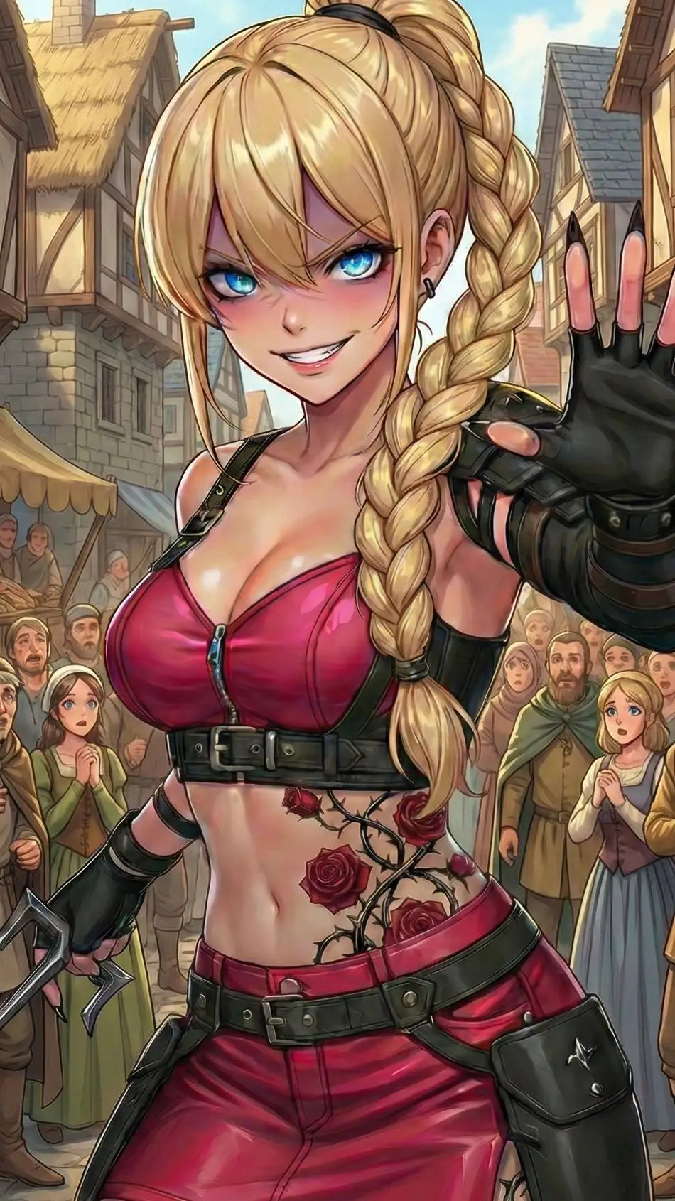 ai character: Thabata  background