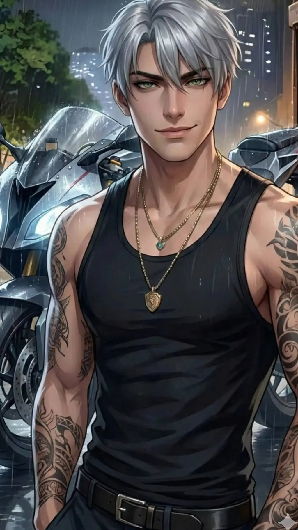 ai character: Dylan  background