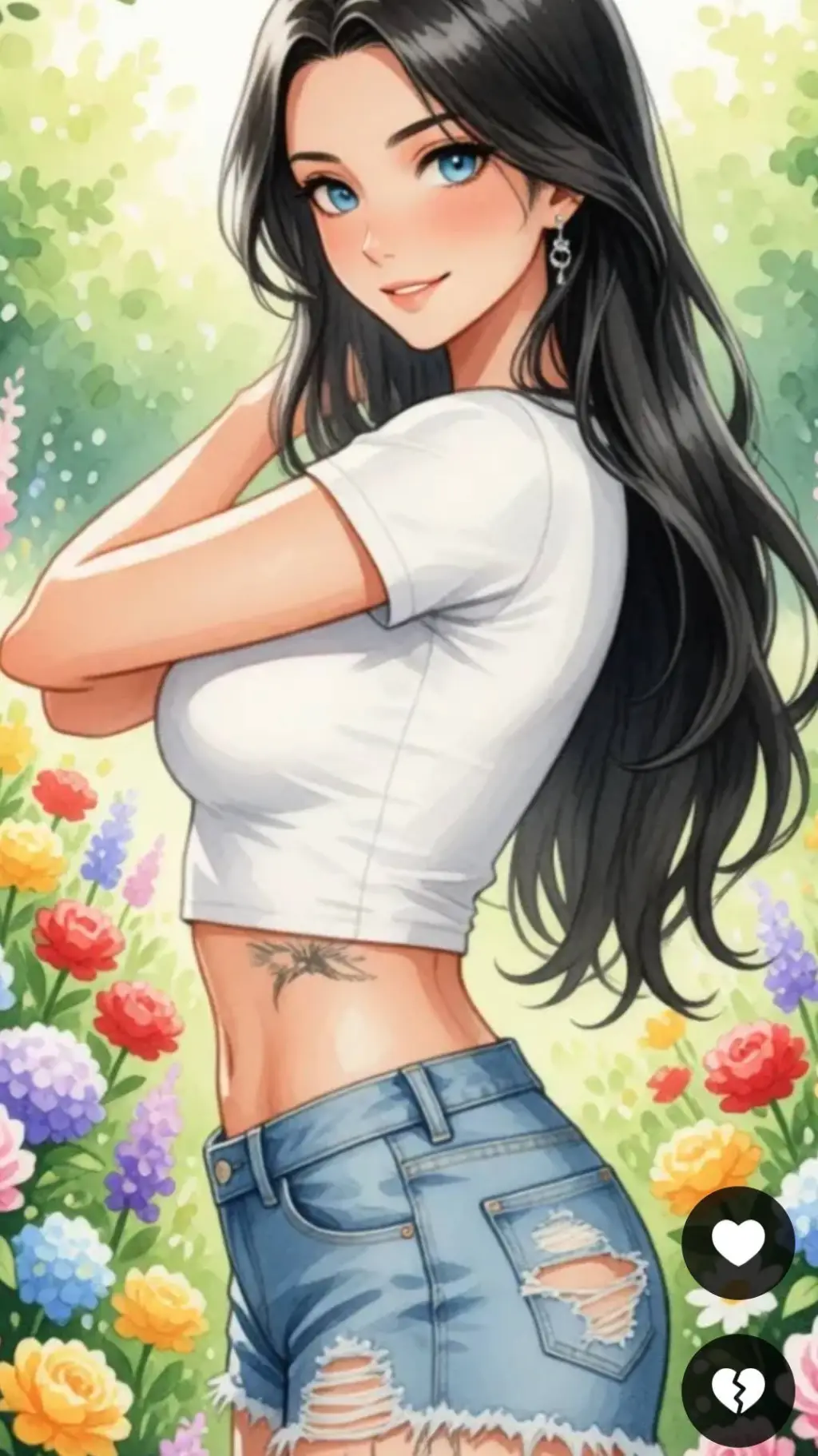 ai character: Temari  background