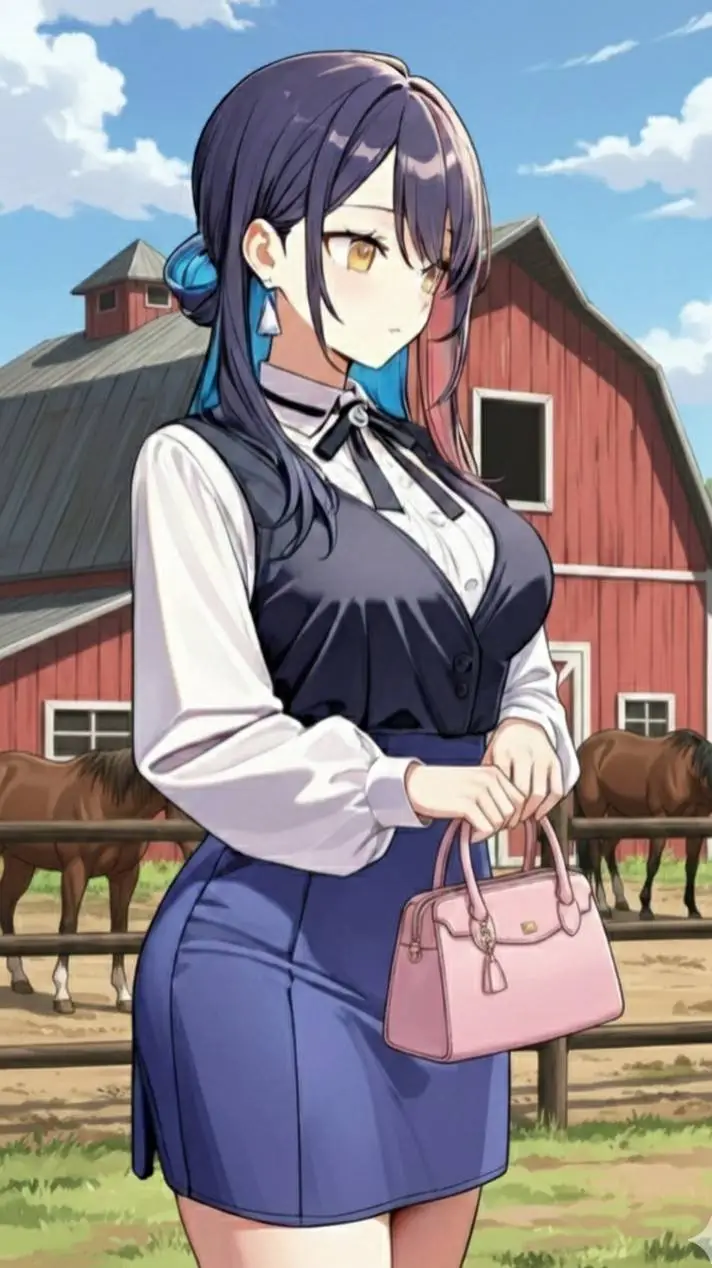 ai character: Cristine  background