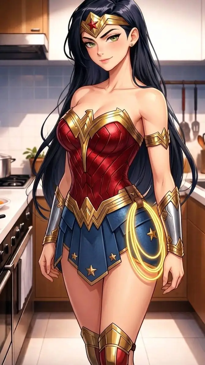 ai character: Diana  background