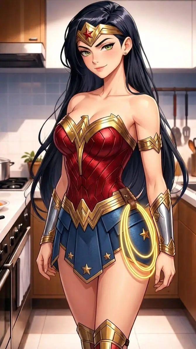 ai character: Diana  background