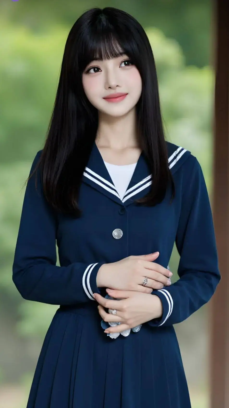ai character: Azumi  background