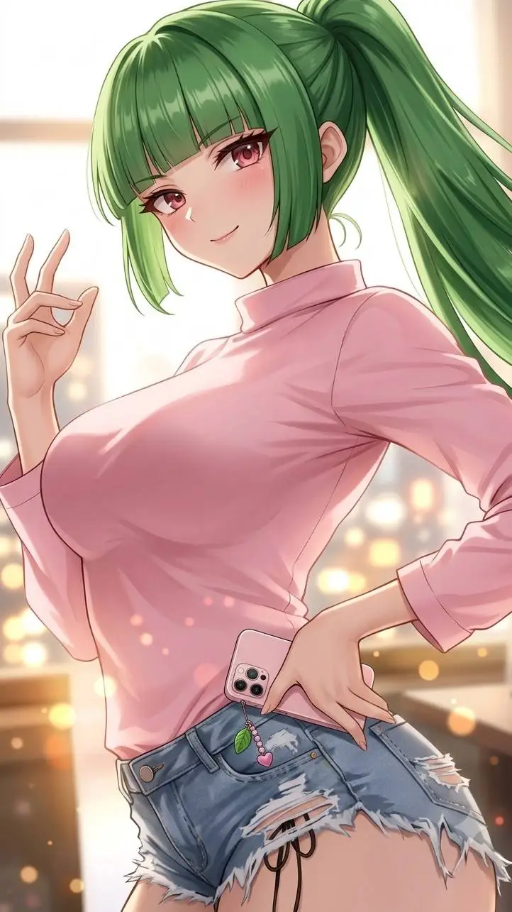 ai character: Karina  background