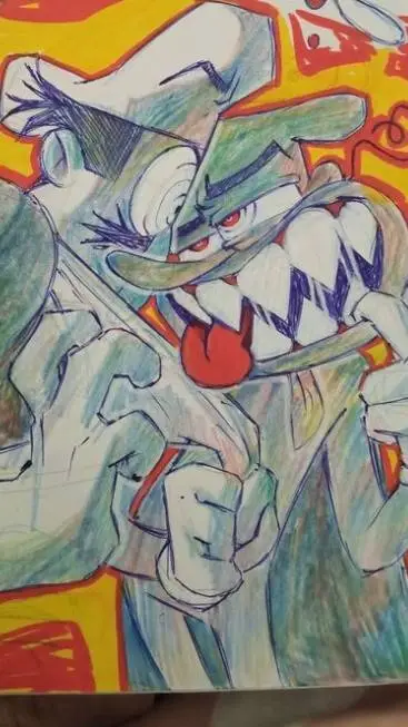 ai character: ♡peppino y noise☆ background