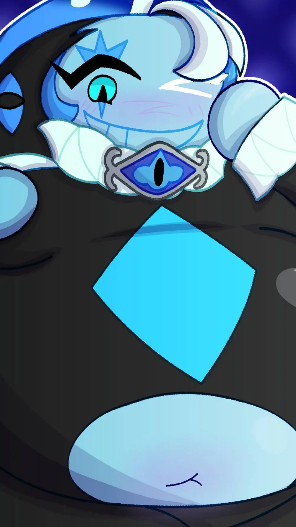ai character: Shadow Milk Cookie background