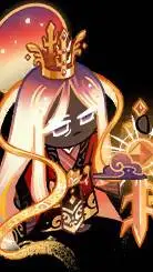 ai character: Dark cacao Cookie background