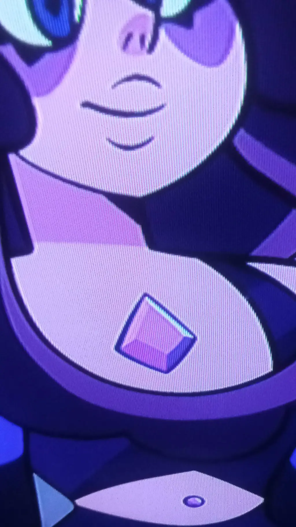 ai character: Purple Diamond  background