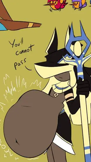 ai character: Cooki vore kingdom background